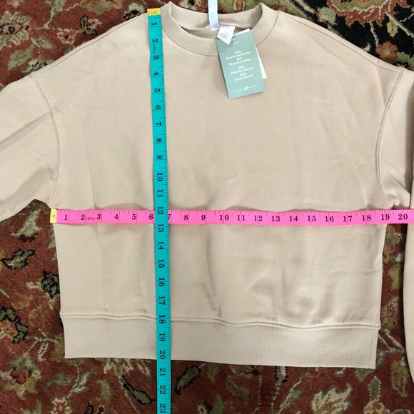 NWT H&M Divided Matching Co-Ord Beige Sweatpants Set Women's Small/Extra Small - Picture 10 of 10